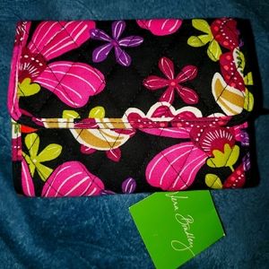Vera Bradley Euro Wallet- Pirouette Pink